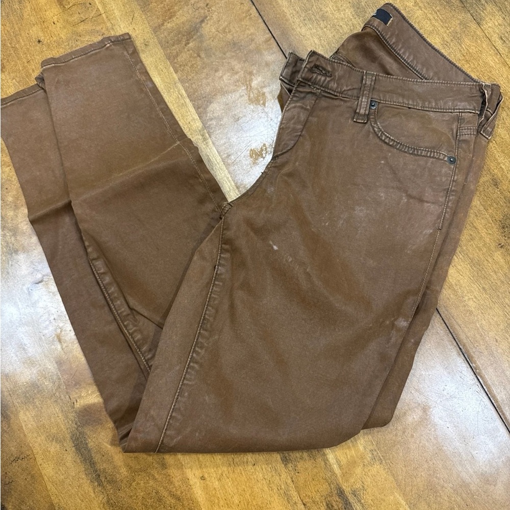 Women’s BIG STAR Alex Leather Feel Skinny Jeans